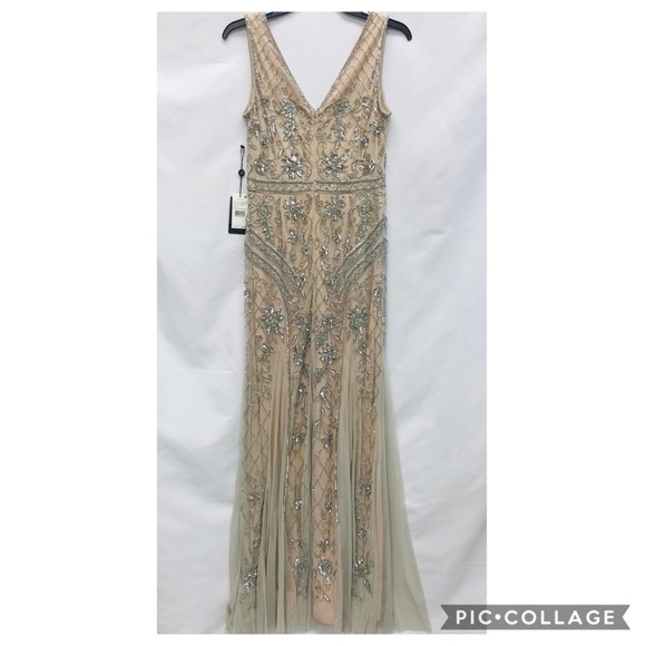 Adrianna-Papell Prom, Mother of Bride/ Groom Gown - Picture 4 of 10